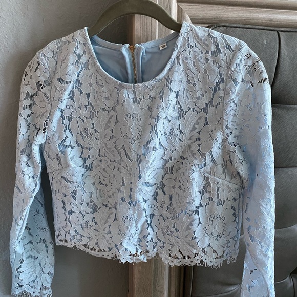 Lace Two Piece Set - Picture 2 of 3